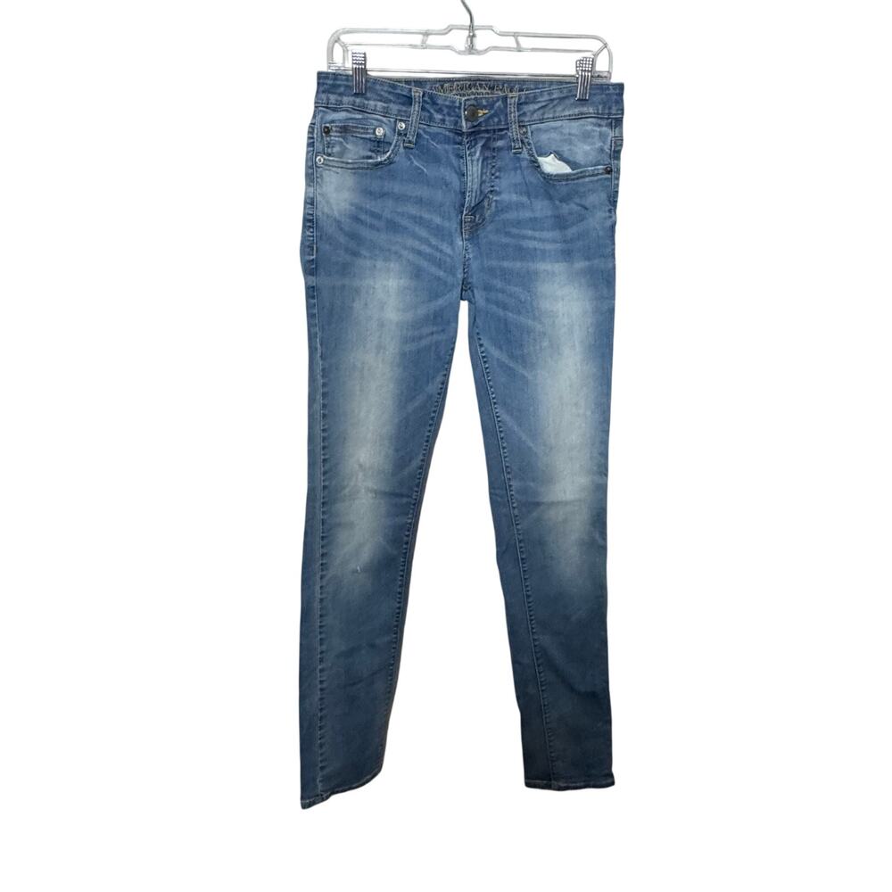 American Eagle Extreme Flex Skinny Jeans Men’s‎ 30x34 Blue Denim Casual